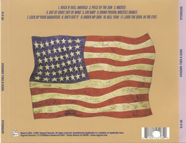 Gotohells : Rock 'N' Roll America (CD, Album)