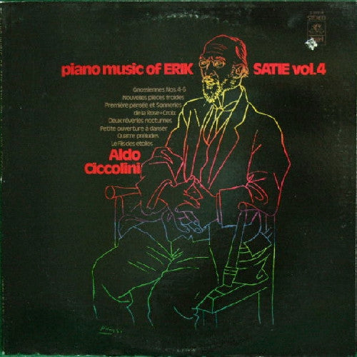 Erik Satie, Aldo Ciccolini : Piano Music Of Erik Satie, Vol. 4 (LP, Album)