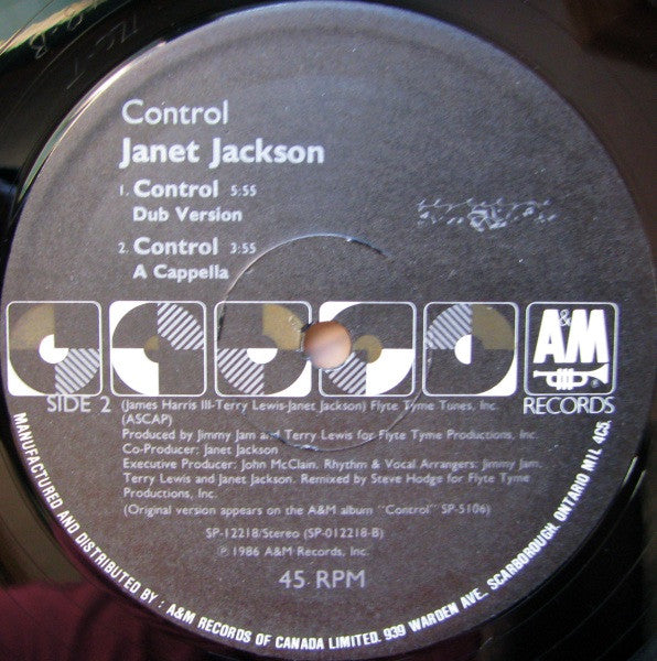 Janet Jackson : Control (12")