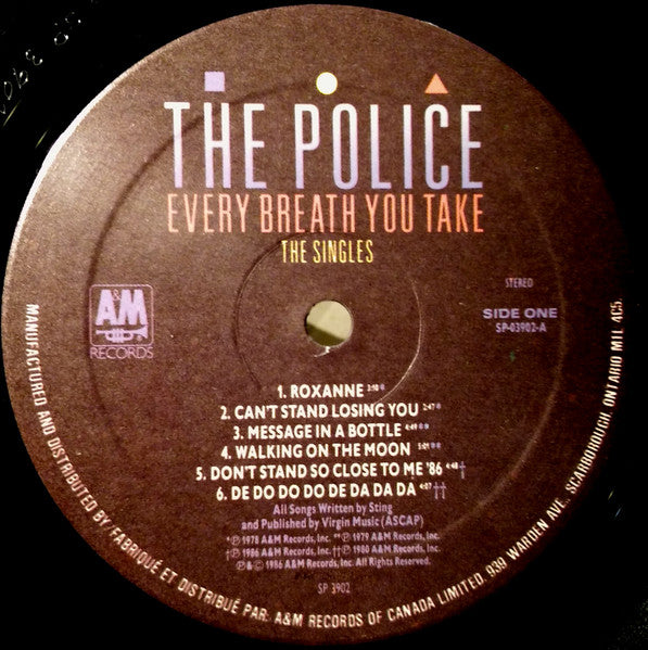 The Police : Every Breath You Take (The Singles) (LP, Comp, RM)