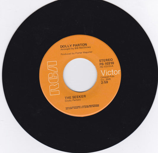 Dolly Parton : The Seeker / Love With Feeling (7", Single)