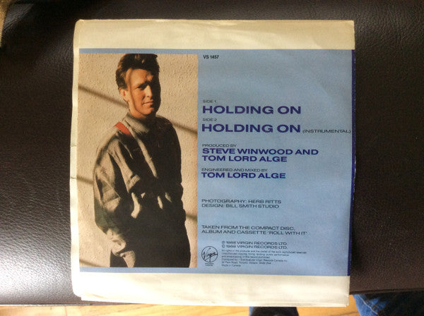 Steve Winwood : Holding On (7", Single)