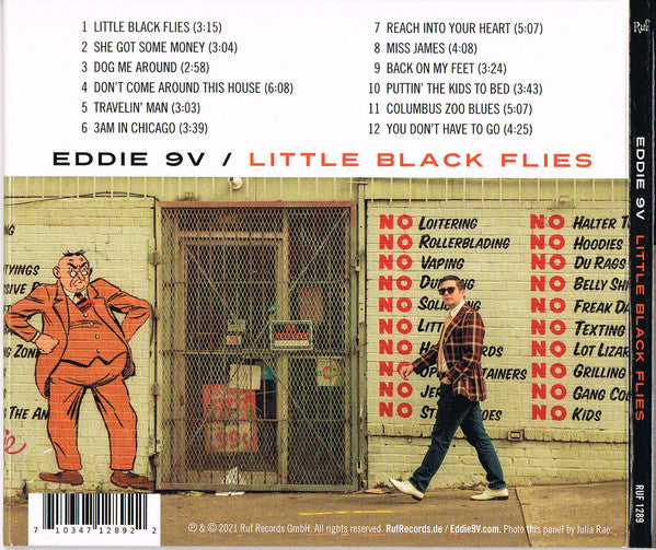 Eddie 9V : Little Black Flies (CD, Album)