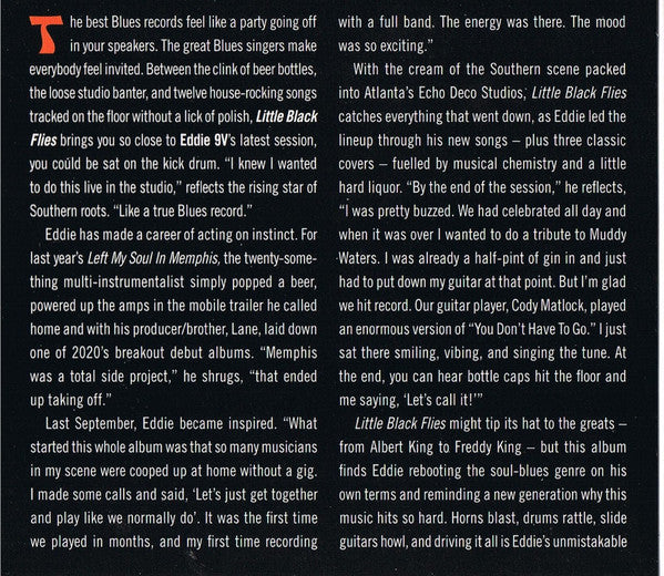 Eddie 9V : Little Black Flies (CD, Album)