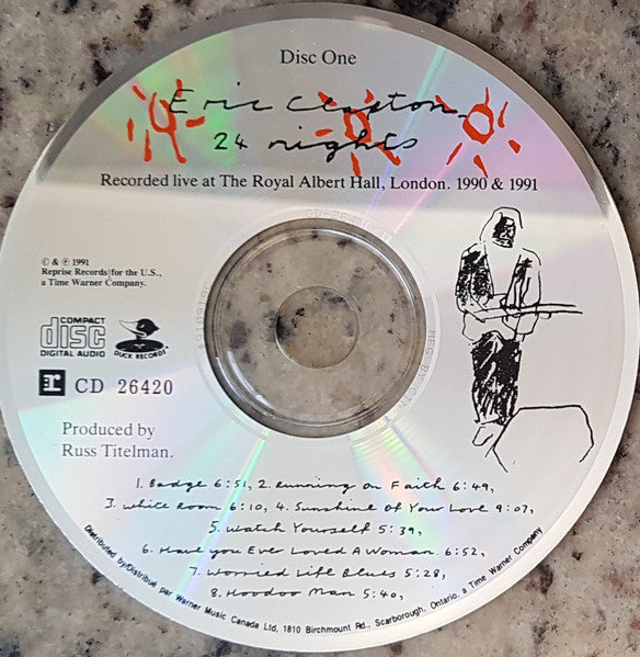 Eric Clapton : 24 Nights (2xCD, Album)