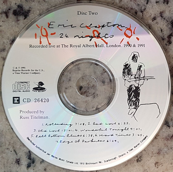Eric Clapton : 24 Nights (2xCD, Album)