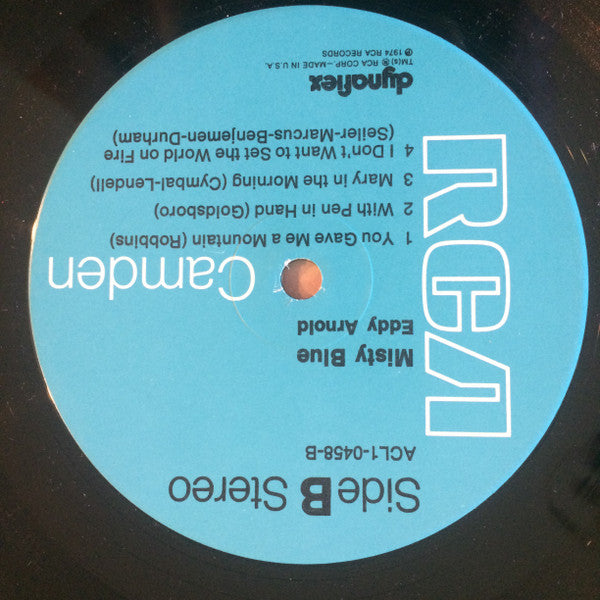 Eddy Arnold : Misty Blue (LP, Album, RE)