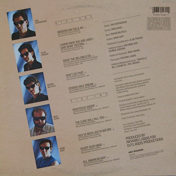 Van Stephenson : Righteous Anger (LP, Album)