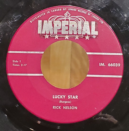Ricky Nelson (2) : Lucky Star (7", Single)