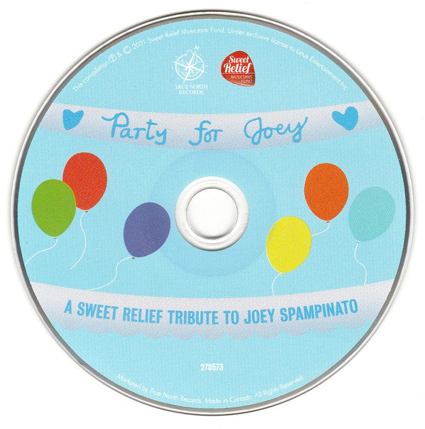 Various : Party For Joey - A Sweet Relief Tribute To Joey Spampinato (CD, Album)