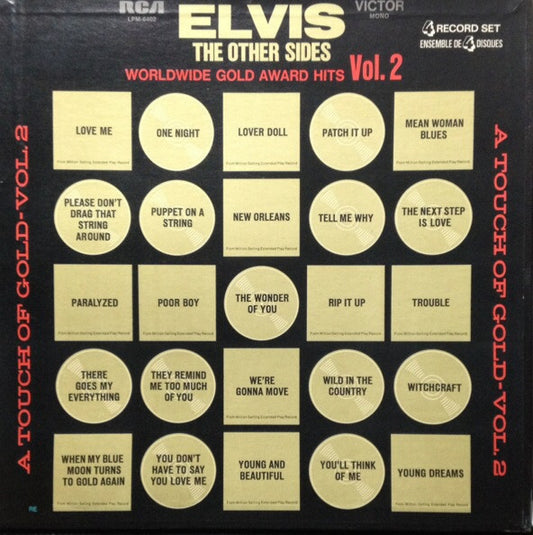 Elvis Presley : The Other Sides - Worldwide Gold Award Hits - Vol. 2 (4xLP, Comp, Mono, RE, Dyn + Box)