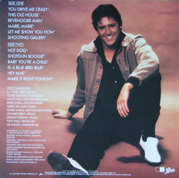 Shakin' Stevens : Get Shakin' (LP, Comp, CX )