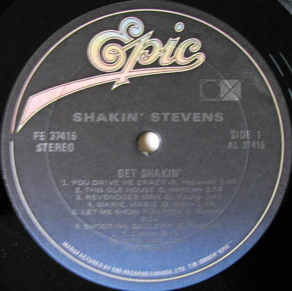 Shakin' Stevens : Get Shakin' (LP, Comp, CX )