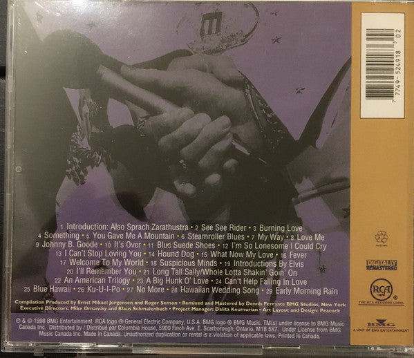 Elvis Presley : Aloha From Hawaii Via Satellite (CD, Album, Club, RE)