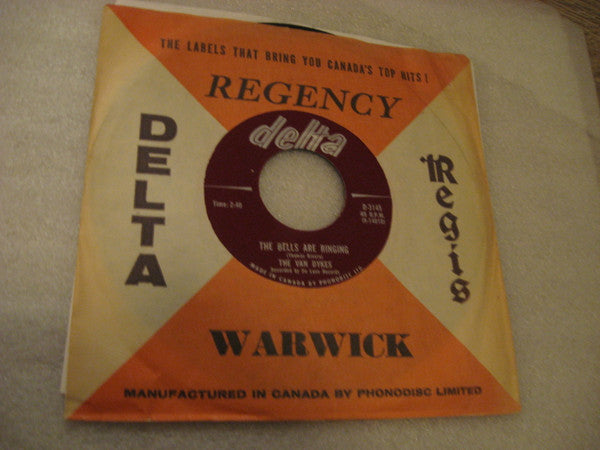 The Van Dykes (3) : The Bells Are Ringing (7", Single)