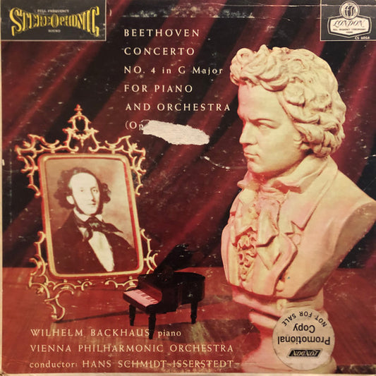 Ludwig van Beethoven, Wilhelm Backhaus, Wiener Philharmoniker, Hans Schmidt-Isserstedt : Piano Concerto No. 4 In G Major Op. 58 (LP)