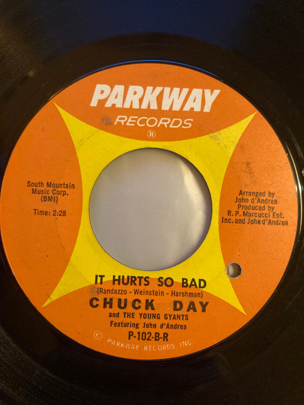 Chuck Day And The Young Gyants : Memphis / It Hurts So Bad (7", Single)