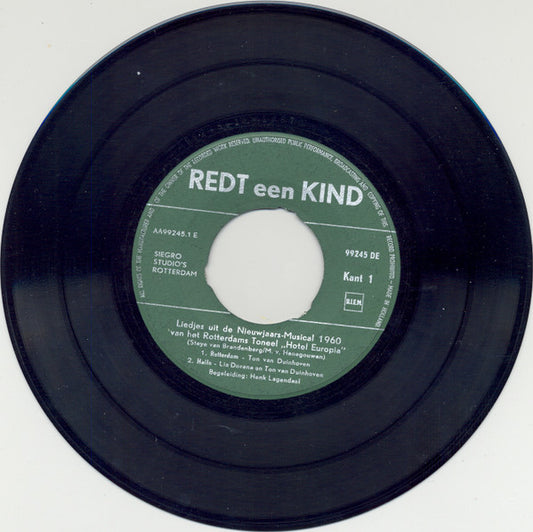 Various : Redt Een Kind (7", EP)