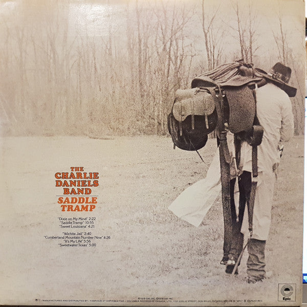 The Charlie Daniels Band : Saddle Tramp (LP, Album, Gat)