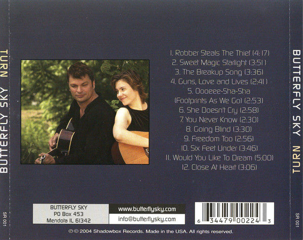 Butterfly Sky : Turn (CD, Album)