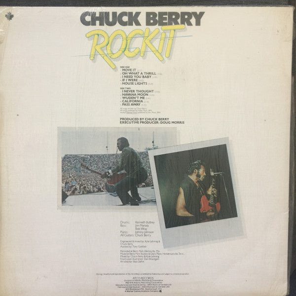 Chuck Berry : Rockit (LP, Album)