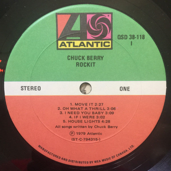 Chuck Berry : Rockit (LP, Album)