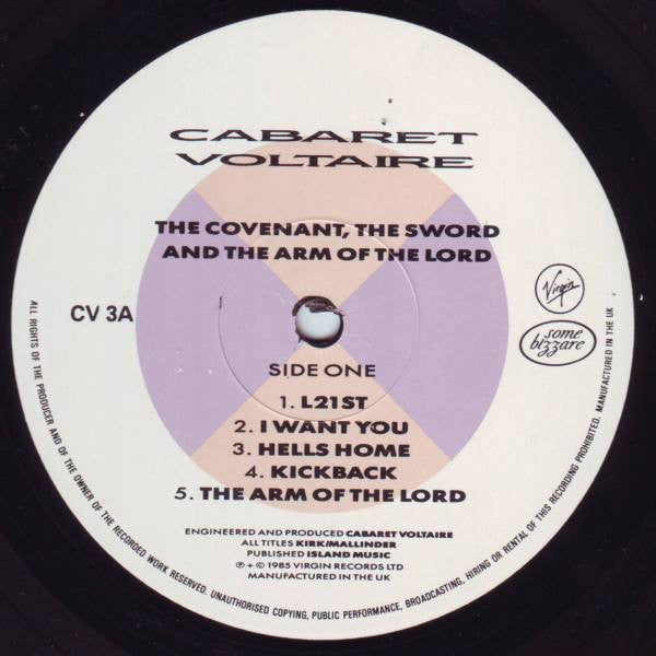 Cabaret Voltaire : The Covenant, The Sword And The Arm Of The Lord (LP, Album)