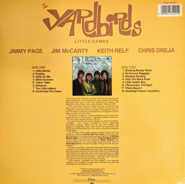 The Yardbirds : Little Games (LP, Comp)