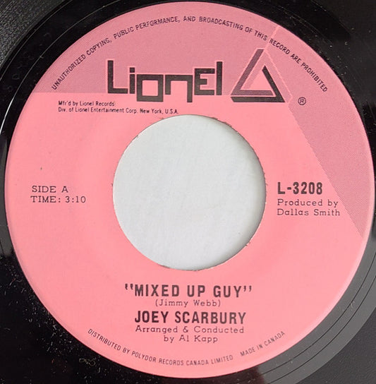 Joey Scarbury : Mixed Up Guy / Loved You Darlin' From The Very Start (7")