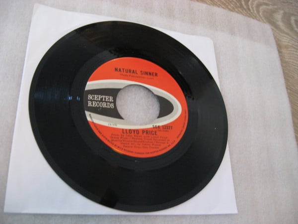 Lloyd Price : Natural Sinner / Mr. And Mrs. Untrue (7", Red)