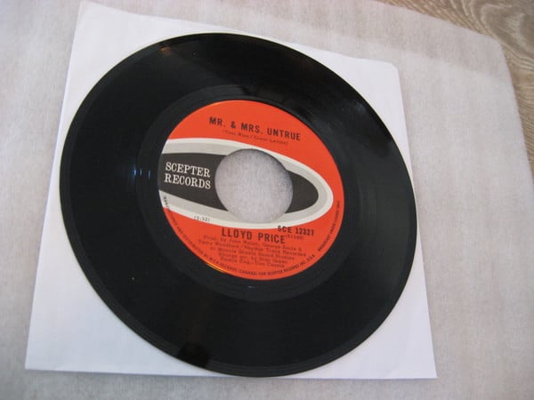 Lloyd Price : Natural Sinner / Mr. And Mrs. Untrue (7", Red)