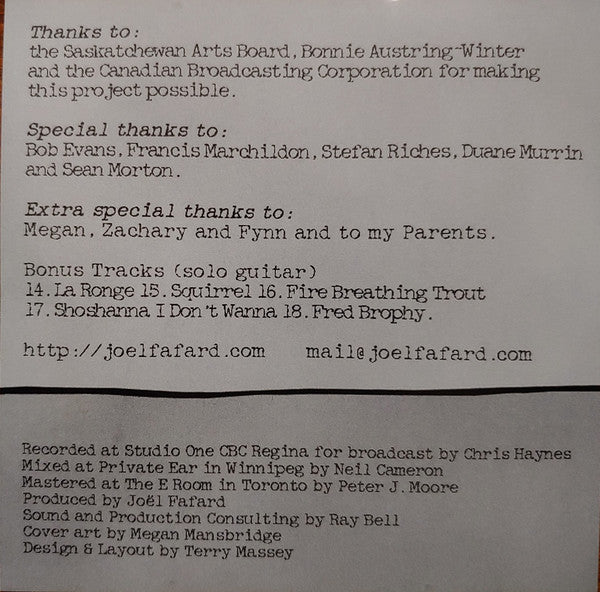 Joël Fafard : Rocking Horse (CD, Album)