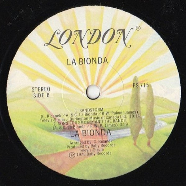 La Bionda : La Bionda (LP, Album, Gat)