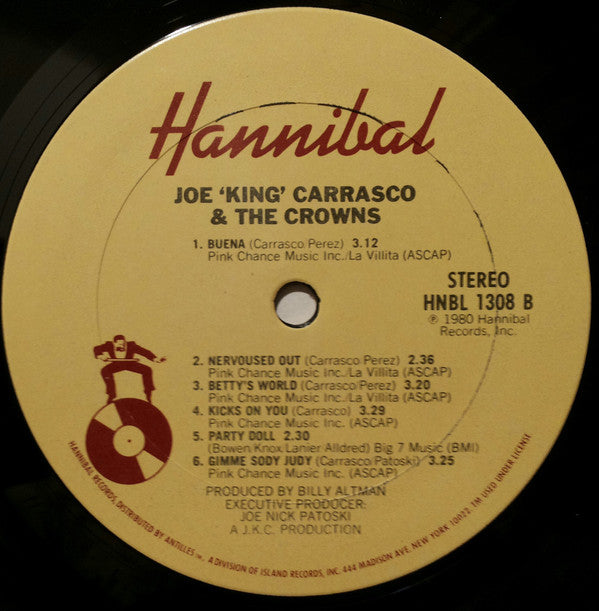 Joe King Carrasco & The Crowns : Joe "King" Carrasco And The Crowns (LP, Album)
