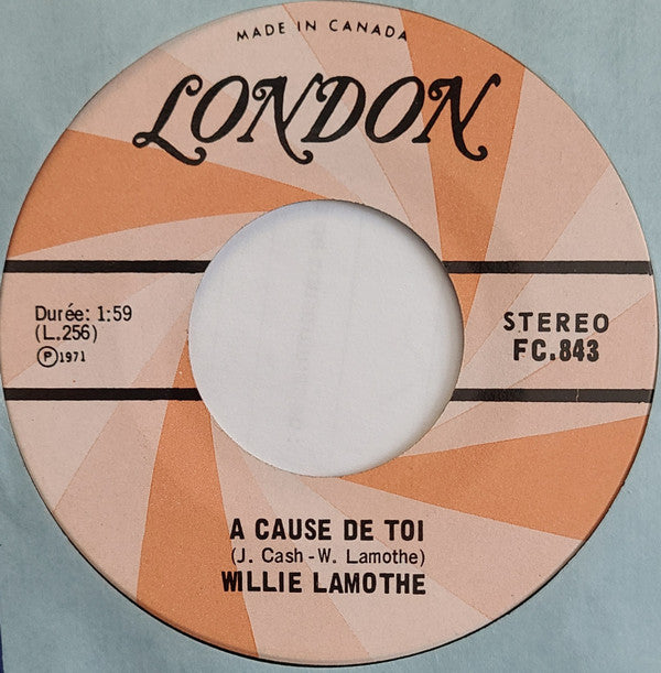 Willie Lamothe : Kaw-Liga (7")