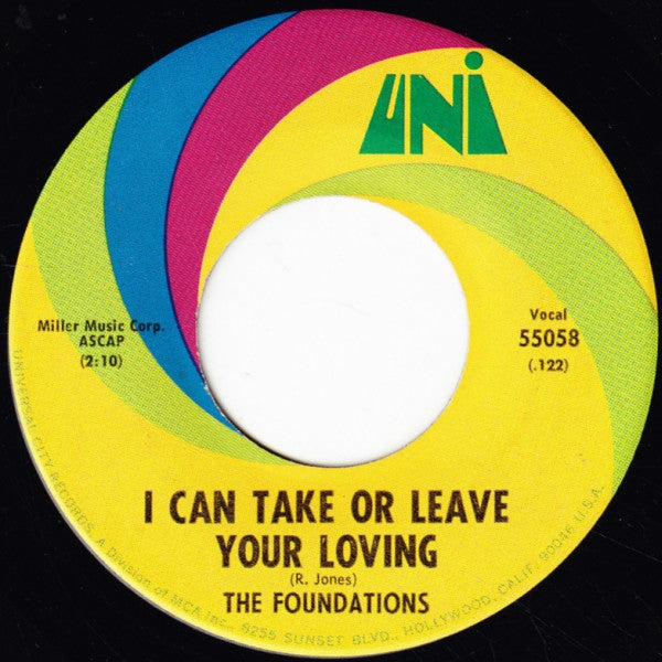 The Foundations : Back On My Feet Again (7", Single)