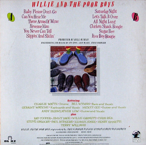 Willie And The Poor Boys : Willie And The Poor Boys (LP, Album)