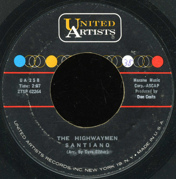 The Highwaymen* : Michael / Santiano (7", Single)