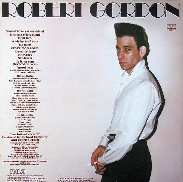 Robert Gordon (2) : Bad Boy (LP, Album)