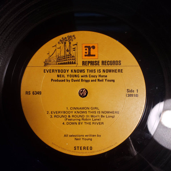 Neil Young With Crazy Horse : Everybody Knows This Is Nowhere (LP, Album)