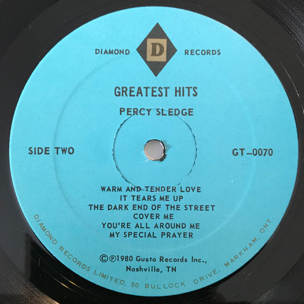 Percy Sledge : Greatest Hits (LP, Comp)