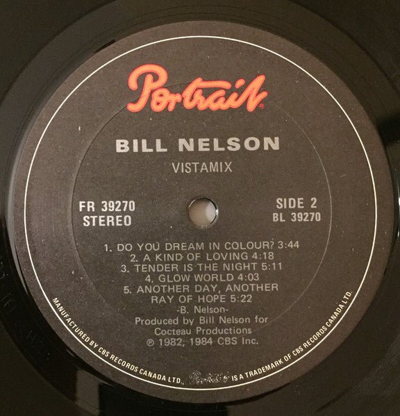 Bill Nelson : Vistamix (LP, Comp)