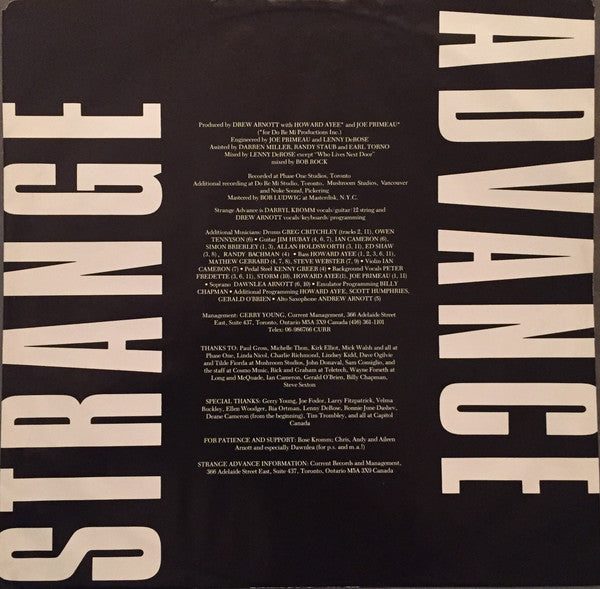 Strange Advance : The Distance Between (LP, Album)