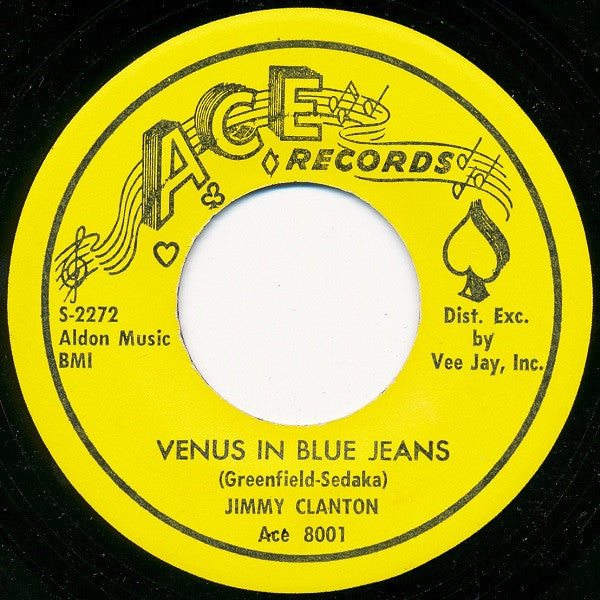 Jimmy Clanton : Venus In Blue Jeans (7", Single, ARP)