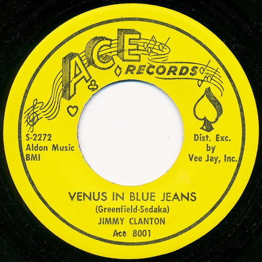 Jimmy Clanton : Venus In Blue Jeans (7", Single, ARP)
