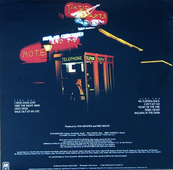 Stan Meissner : Dangerous Games (LP, Album)