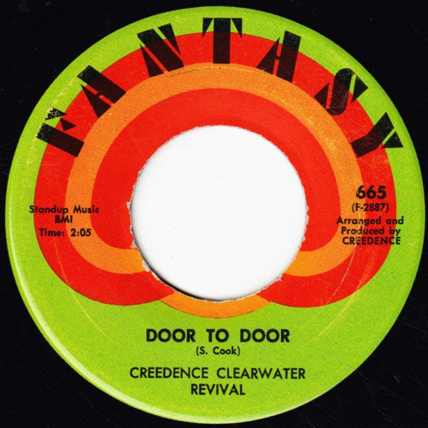 Creedence Clearwater Revival : Sweet Hitch-Hiker / Door To Door (7", Single, Hol)