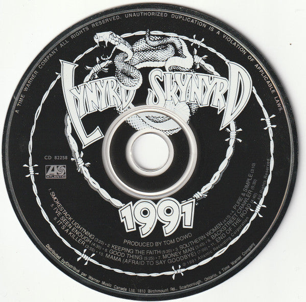 Lynyrd Skynyrd : 1991 (CD, Album)