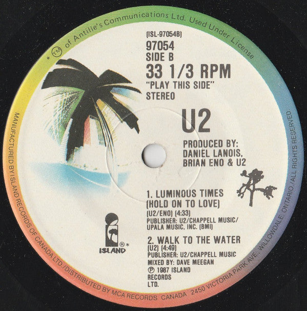 U2 : With Or Without You (7", Single)