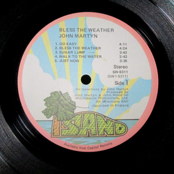 John Martyn : Bless The Weather (LP, Album, Jac)
